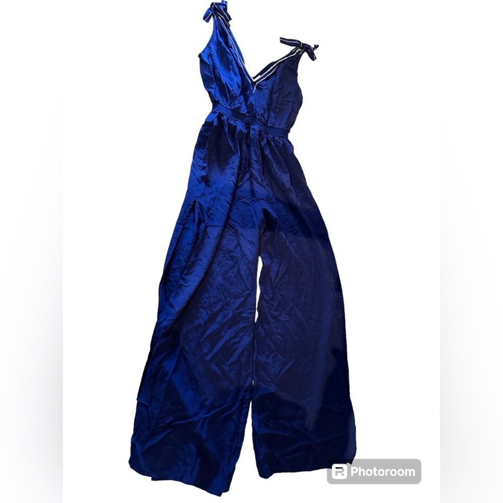 Kisuii dark blue beach romper size small